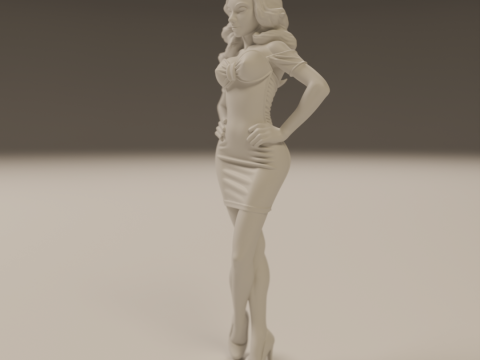 Pin-up 3D Print Model