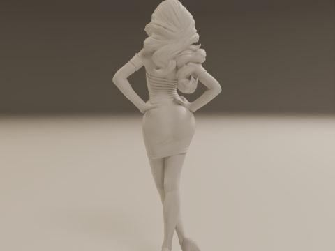 Pin-up 3D Print Model