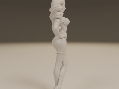 Pin-up 3D Print Model