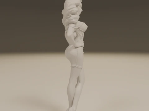 Pin-up 3D Print Model