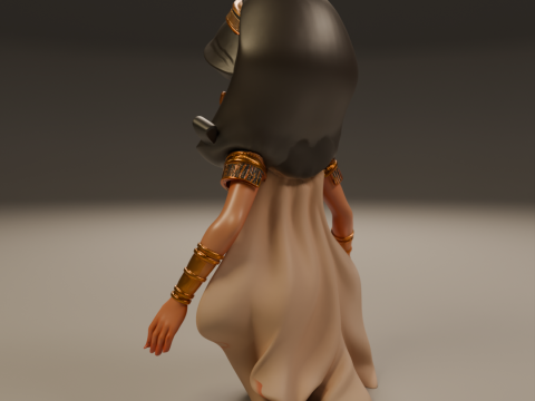 Egyptian pin-up Modello di stampa 3D