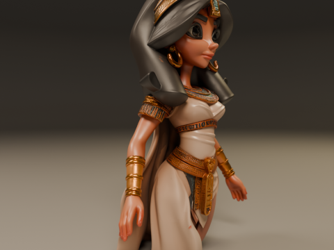 Egyptian pin-up Modello di stampa 3D