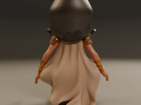 Egyptian pin-up 3D Print Model