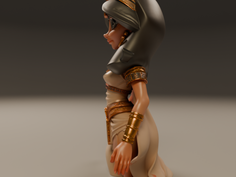Egyptian pin-up Modello di stampa 3D