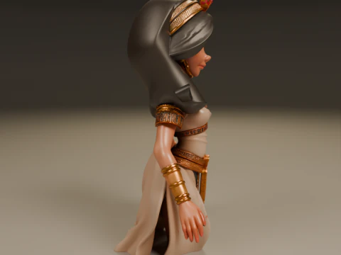 Egyptian pin-up 3D Print Model