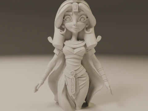 Egyptian pin-up 3D Print Model