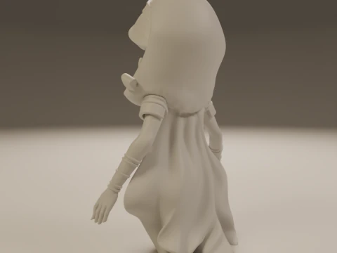 Egyptian pin-up 3D Print Model