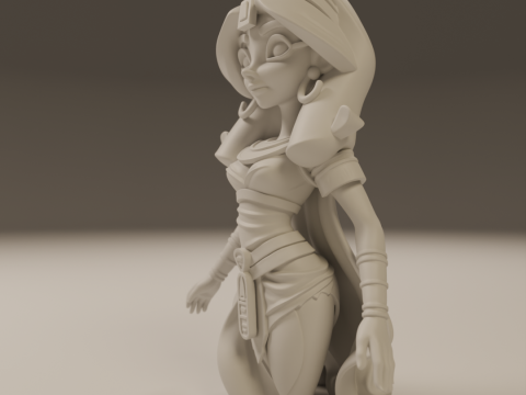 Egyptian pin-up Modello di stampa 3D