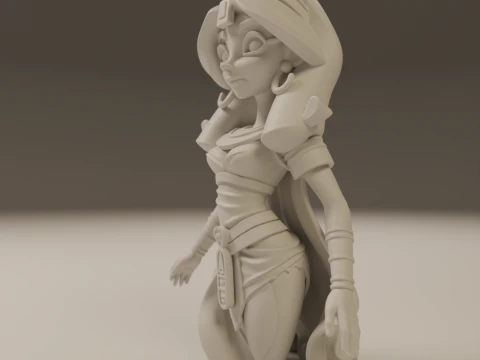 Egyptian pin-up 3D Print Model
