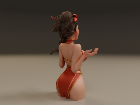 Pin-up 3D Print Model