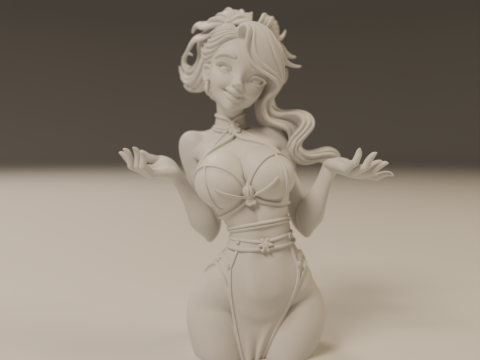 Pin-up 3D Print Model