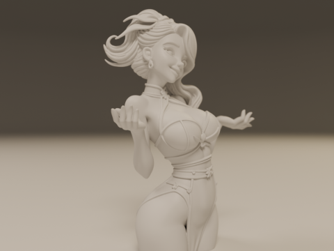 Pin-up 3D Print Model