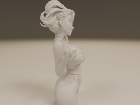 Pin-up 3D Print Model