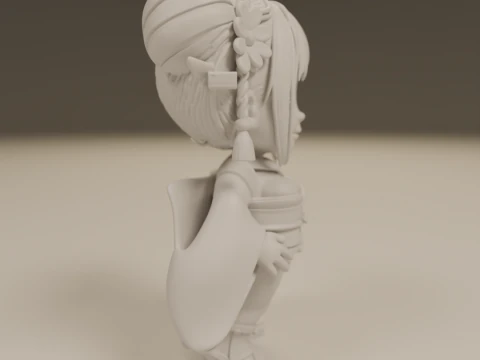 Pin-up 3D Print Model