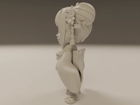 Pin-up 3D Print Model