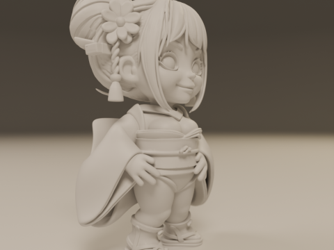 Pin-up 3Dプリントモデル
