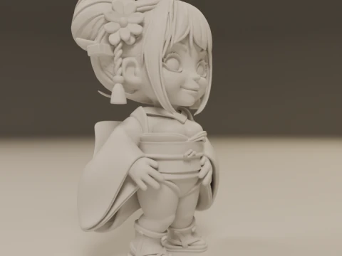Pin-up 3D Print Model