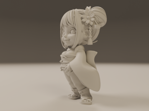 Pin-up 3Dプリントモデル