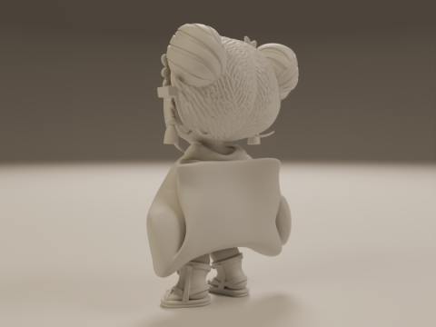 Pin-up 3Dプリントモデル