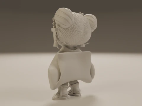 Pin-up 3D Print Model