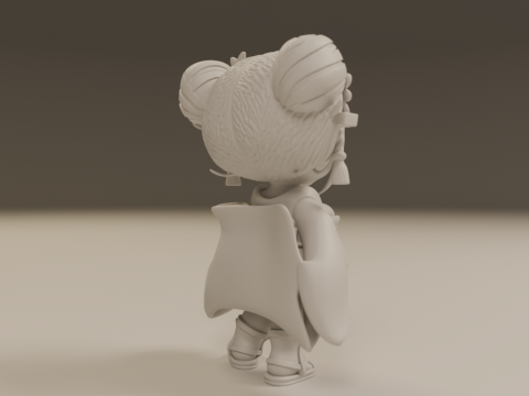 Pin-up 3Dプリントモデル