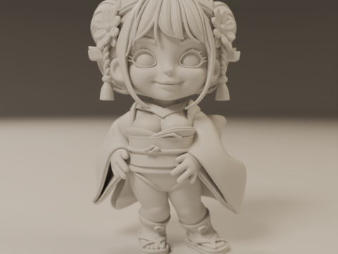 Pin-up 3Dプリントモデル
