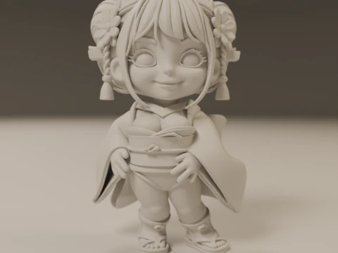 Pin-up 3D Print Model