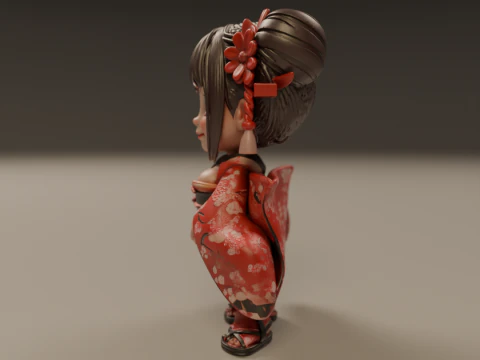 Pin-up 3D Print Model