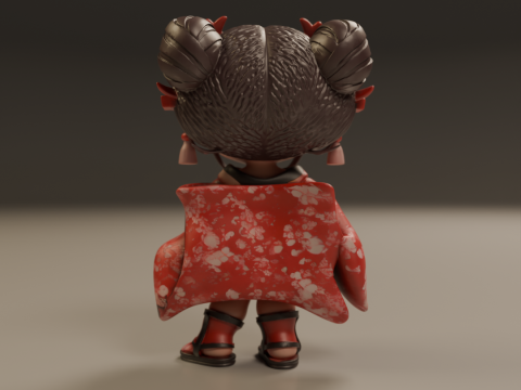 Pin-up 3Dプリントモデル