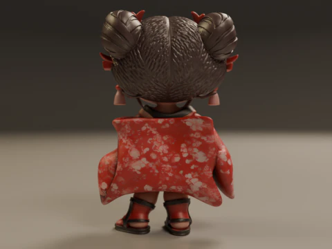 Pin-up 3D Print Model