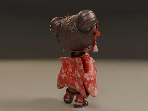 Pin-up 3Dプリントモデル