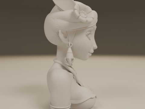 Brazilian native pin-up 3D Print Model
