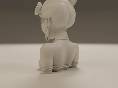 Brazilian native pin-up 3D Print Model