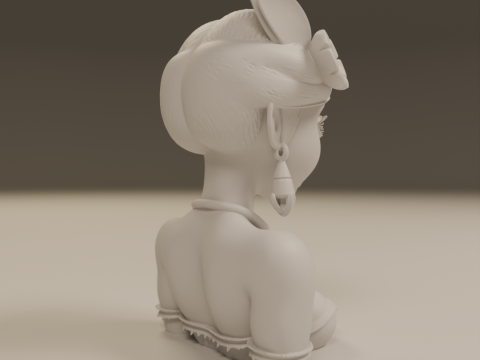 Brazilian native pin-up 3D Print Model