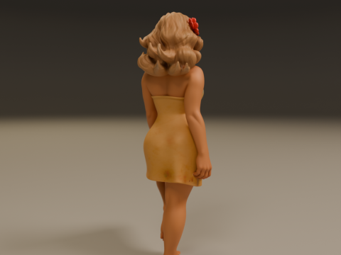 Australian pin-up 3D Print Model