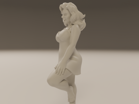 Australian pin-up 3D Print Model