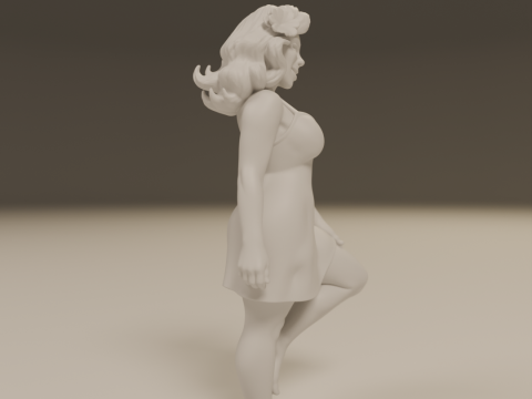 Australian pin-up 3D Print Model