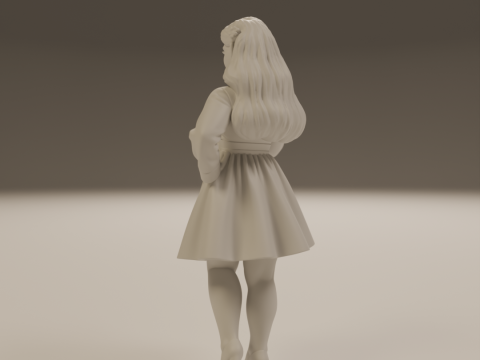 Korean pin-up Modello di stampa 3D