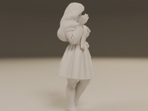 Korean pin-up Modello di stampa 3D