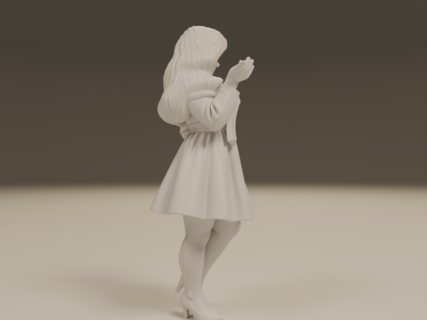 Korean pin-up Modello di stampa 3D