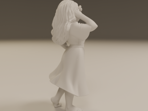 Filipina pin-up 3D 打印模型