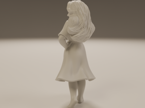 Filipina pin-up 3D 打印模型
