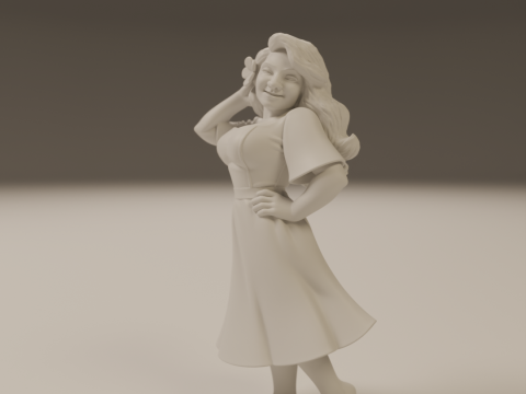 Filipina pin-up 3D 打印模型