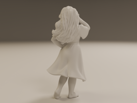 Filipina pin-up 3D 打印模型