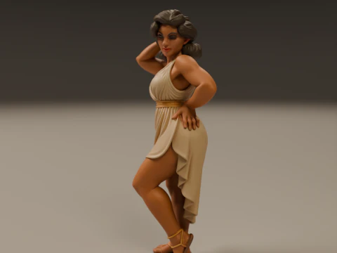 Greek pin-up 3D Print Model
