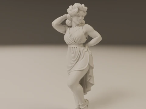 Greek pin-up 3D Print Model