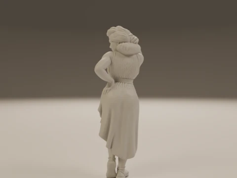 Greek pin-up 3D Print Model