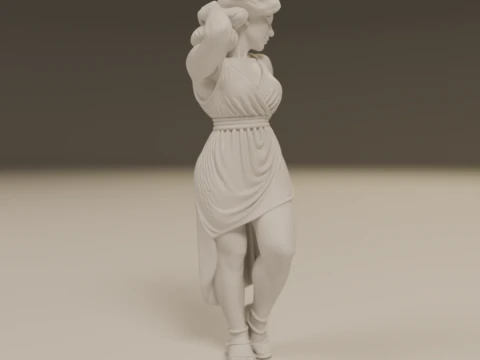 Greek pin-up 3D Print Model