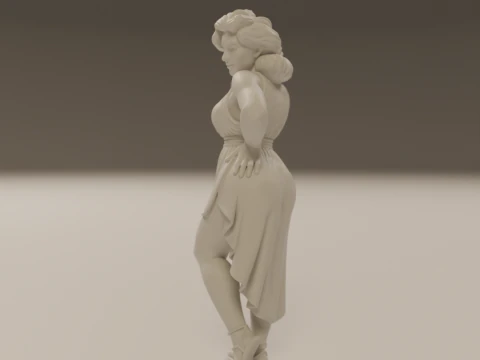 Greek pin-up 3D Print Model