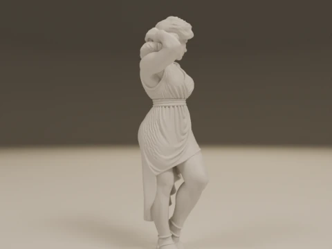 Greek pin-up 3D Print Model